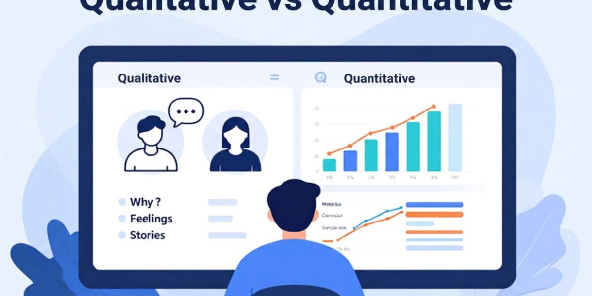 Understanding Qualitative and Quantitative Research Methods in Market Research