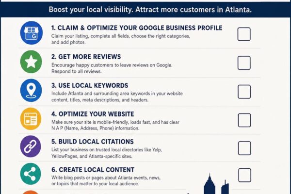 Local SEO checklist in Atlanta